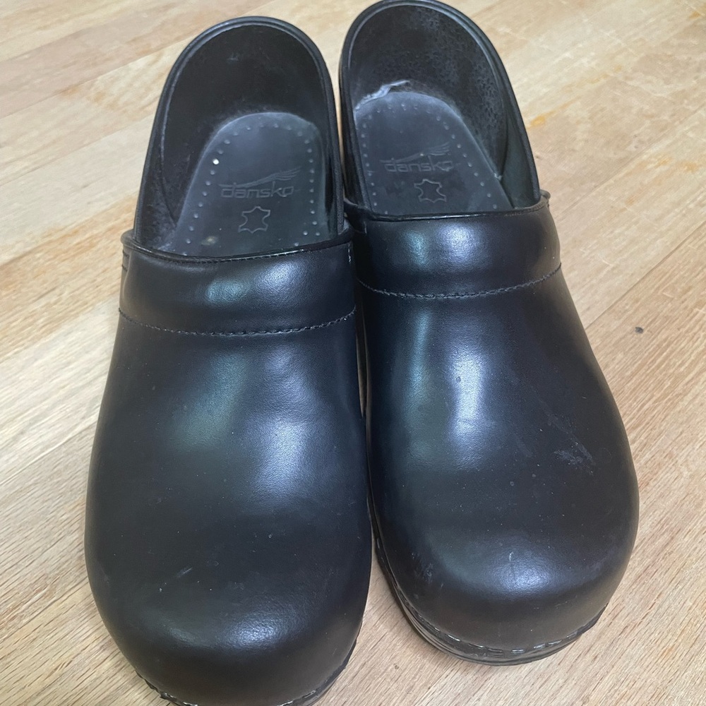 Dansko Black Clogs size 41